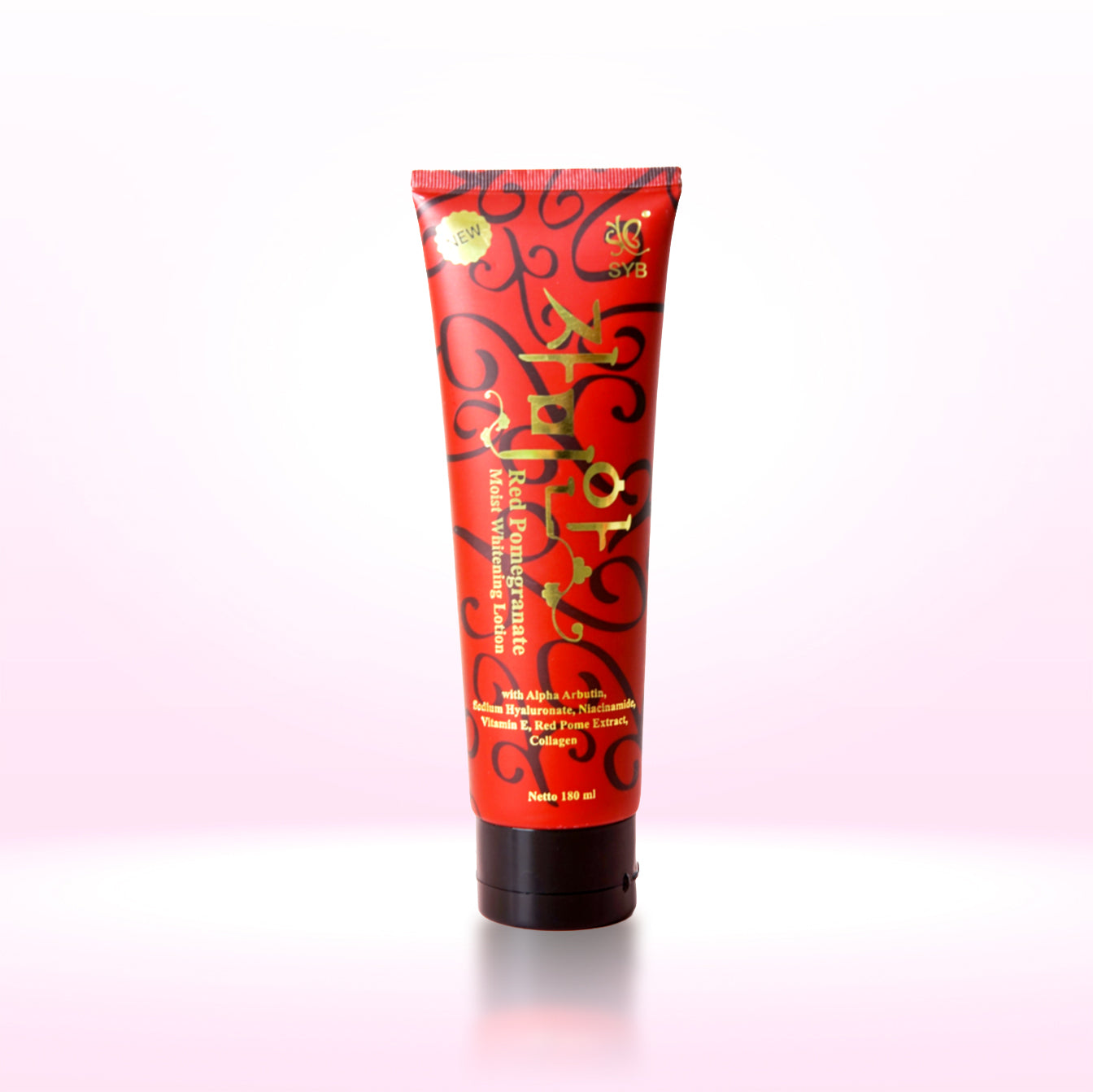 l-glutathione moist whitening lotion red pomegranate NEW SYB dengan Collagen & Niacinami daily beauty supplement