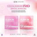 SYB Blush On Cushion Serum - Krim Pemerah Pipi Alami Dengan 5X Ceramide Complex Serum +Allantoin, Niacinamide & Vitamin E - NEW SYB BLUSH ON CUSHION SERUM (PINK)