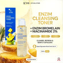 NEW SYB【NEW LAUNCH ENZIM CLEANSING TONER】 - Enzim Bromelain + Niacinamide 2% (Brightening, Nourishing, Smoothing) Netto 100ML - 1PC - NEW SYB ENZIM CLEANSING TONER 100ML