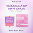 SYB Blush On Cushion Serum - Krim Pemerah Pipi Alami Dengan 5X Ceramide Complex Serum +Allantoin, Niacinamide & Vitamin E - NEW SYB BLUSH ON CUSHION SERUM (PINK)
