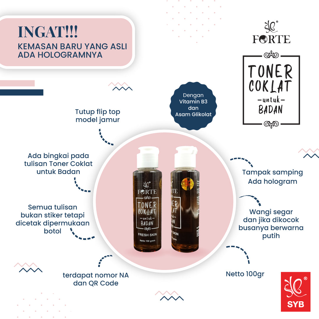 TONER BADAN FORTE BY SYB ORIGINAL 100% - SYBofficial