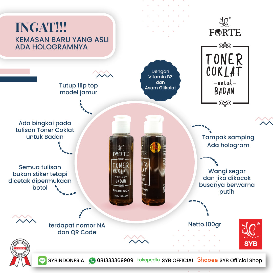 TONER BADAN FORTE BY SYB ORIGINAL 100% - SYBofficial