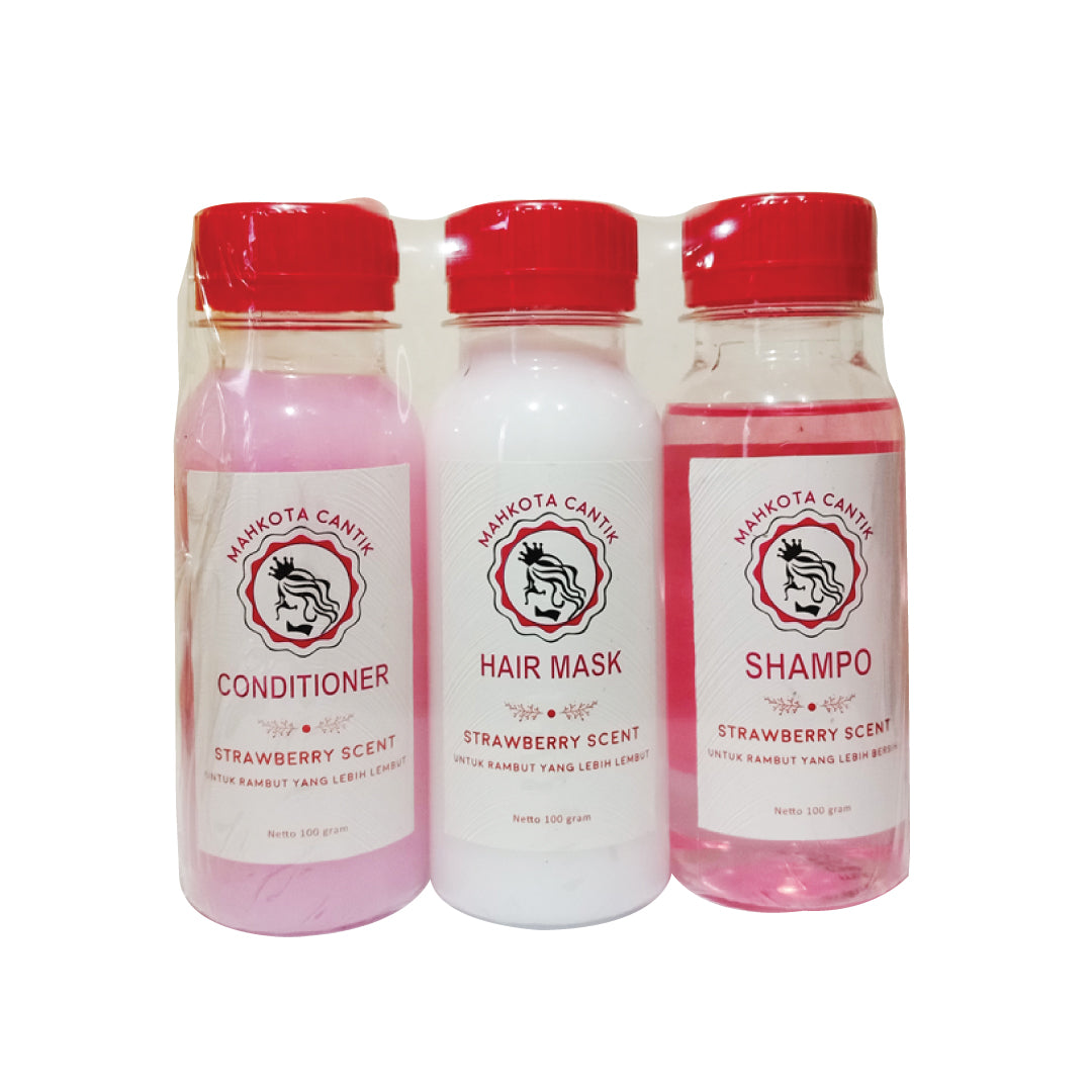 SHAMPOO MAHKOTA CANTIK 3 IN 1 STRAWBERRY - SYBofficial