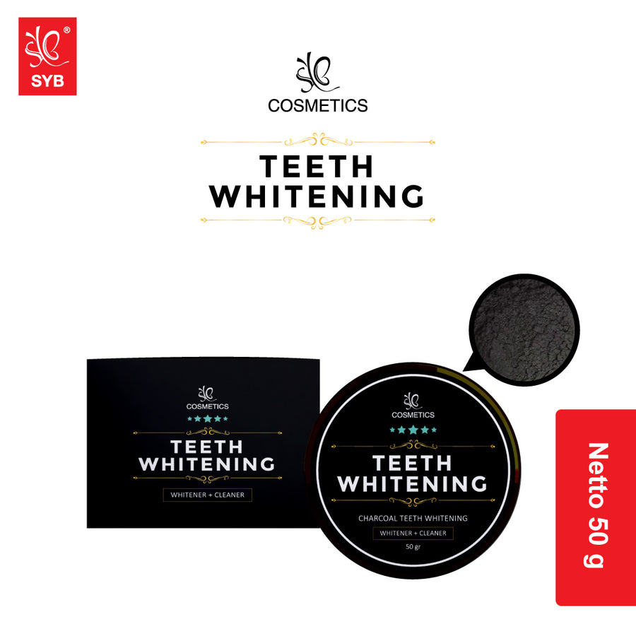 SYB COSMETICS TEETH WHITENING CHARCOAL - SYBofficial
