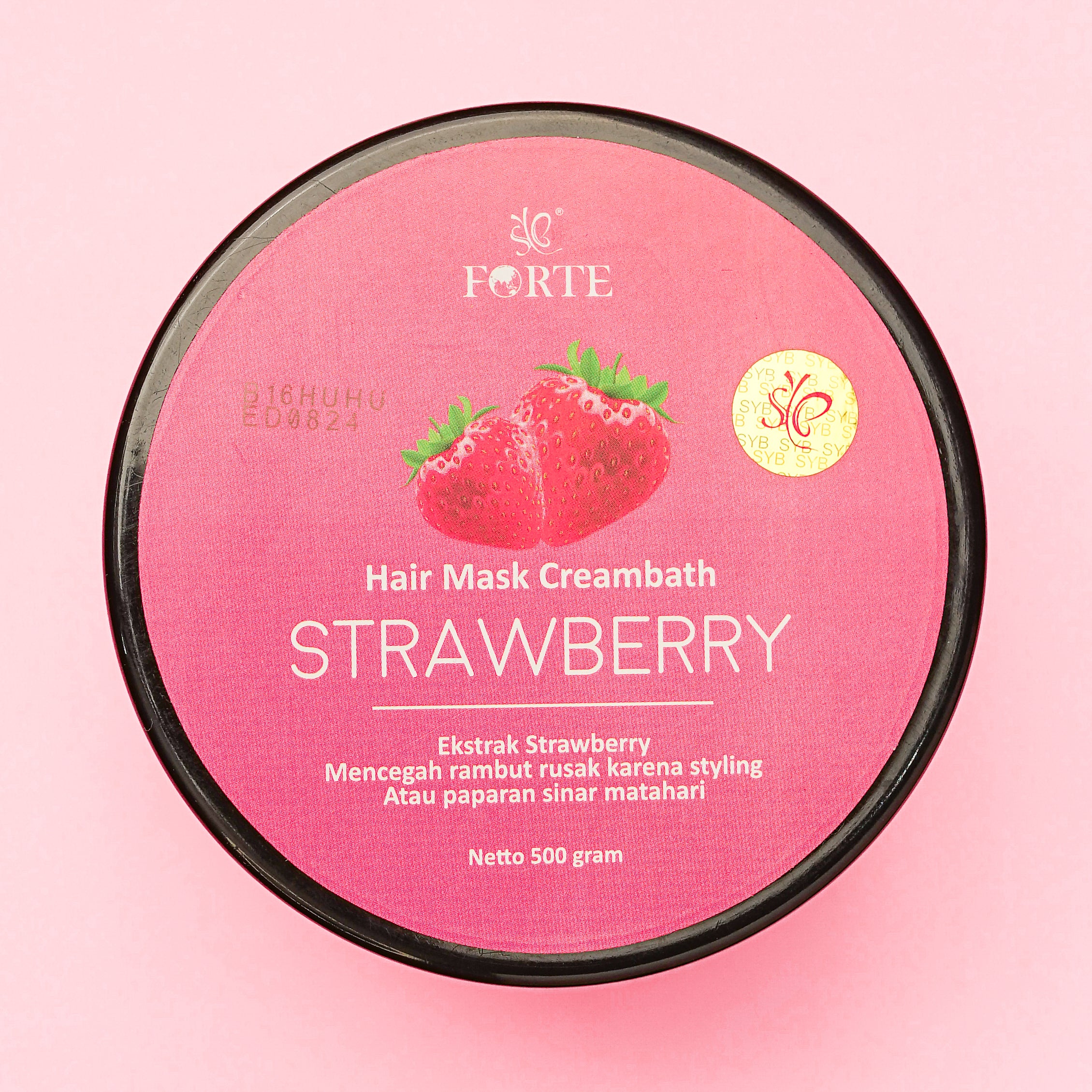 SYB FORTE HAIR MASK CREAMBATH STRAWBERRY - SYBofficial