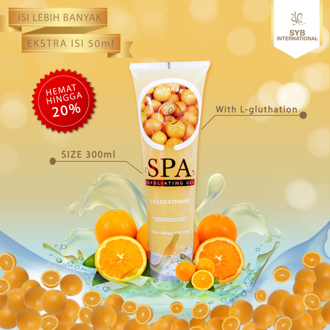 SYB BODY SPA EXFOLIATING GEL - ORANGE - SYBofficial
