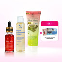 NEW SYB【BUNDLING BUY 3 GET 6 】Red Jelly Serum+Toner Enzim+ Peeling Gel+ GET Peel Of Mask 3 Sachet Random