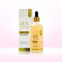NEW SYB 24K Whitening Gold Serum Body Serum dengan Niacinamide 4% & Sodium Hyaluronate Mencerahkan & Melembabkan Kulit 100ml - 1Pcs - 24k Gold Serum