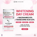 NEW SYB【WHITENING DAY CREAM】NIACINAMIDE 10% + TRANEXAMID ACIS 0,5% Tone-Up Cream For Natural Glow 10GR - 1PC DAY CREAM WHITENING+ 1PC RED JELLY SERUM