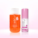 【Rientamy Bundling Choice】-  Bundling Toner Badan + Toner Wajah (Praktis, Mencerahkan, Exfoliasi) - 1pc AHA Toner 250 ml+ 1pc AHA Complex Toner Wajah