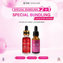 【BEST SELLER】Combo Serum Wajah Lengkap | Brightening + Acne Solution (2in1 Bundle)