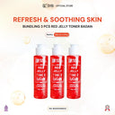 NEW SYB Red Jelly Body Toner Original dengan Glycolic Acid & Niacinamide 100gr [Refresh & Soothing Skin]