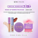 NEW SYB Paket Makeup Seri 4in1 - (Concealer+Loose Powder+Cheek Blusher+Lip Cream Cotton Candy)
