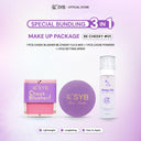 SYB Paket Makeup 3in1 - [Loose Powder+Cheek Blusher+Setting Spray]
