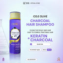 NEW SYB CO.E Olive Charcoal Hair Care with Keratin Charcoal & Candle Nut Oil