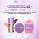 NEW SYB Paket Makeup Seri 4in1 - (Concealer+Loose Powder+Cheek Blusher+Lip Cream Cotton Candy)