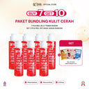 [SYB Special Bundling Buy 7 get 10] - SYB FORTE TONER BADAN with DNA SALMON + Glycolic Acid *7pcs Toner Badan+ 3 Pcs Peel Off Mask Sachet Random*
