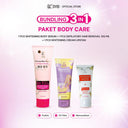 Bundling 3in1 Body Care - (Whitening Body Serum 200ml + Depilatory Cream Hair Removal 100ml + Whitening Cream Lipatan) - Whitening Body Serum+Depilatory Cream+CreamLipatan