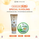 SYB Skin Comfort 2in1 Bundle (Facial Glowing Peeling Gel + Soothing & Moisture Gel Aloevera)