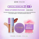 NEW SYB Paket Makeup Seri 4in1 - (Concealer+Loose Powder+Cheek Blusher+Lip Cream Cotton Candy)