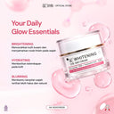 NEW SYB【WHITENING DAY CREAM】NIACINAMIDE 10% + TRANEXAMID ACIS 0,5% Tone-Up Cream For Natural Glow 10GR - 1PC DAY CREAM WHITENING+ 1PC RED JELLY SERUM