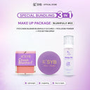 SYB Paket Makeup 3in1 - [Loose Powder+Cheek Blusher+Setting Spray]