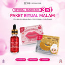 NEW SYB【PAKET RITUAL MALAM 3in1】1PC RED JELLY SERUM  + 1PC EYE MASK + 1PC LIP MASK - 1PC RED JELLY SERUM  + 1PC EYE MASK + 1PC LIP MASK