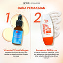 NEW SYB COSMETIC SunSerum SPF 50+ PA+++ dengan 5X Ceramide & Ectoin 40ml Perlindungan Ganda untuk Wajah
