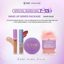 NEW SYB Paket Makeup Seri 4in1 - (Concealer+Loose Powder+Cheek Blusher+Lip Cream Cotton Candy)