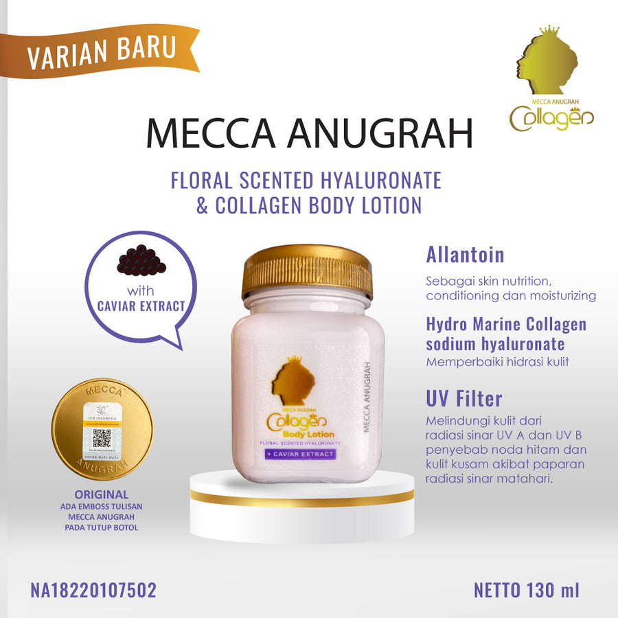 Mecca Anugrah Collagen Body Lotion by SYB Original 100% (Bitcol)