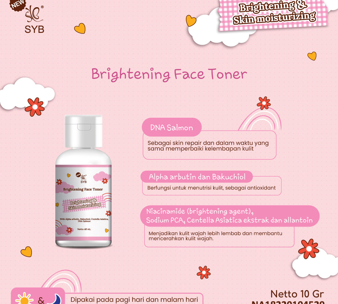 SYB PAKET SKINCARE 4 IN 1 (FOR BRIGHTENING SKIN) ECER