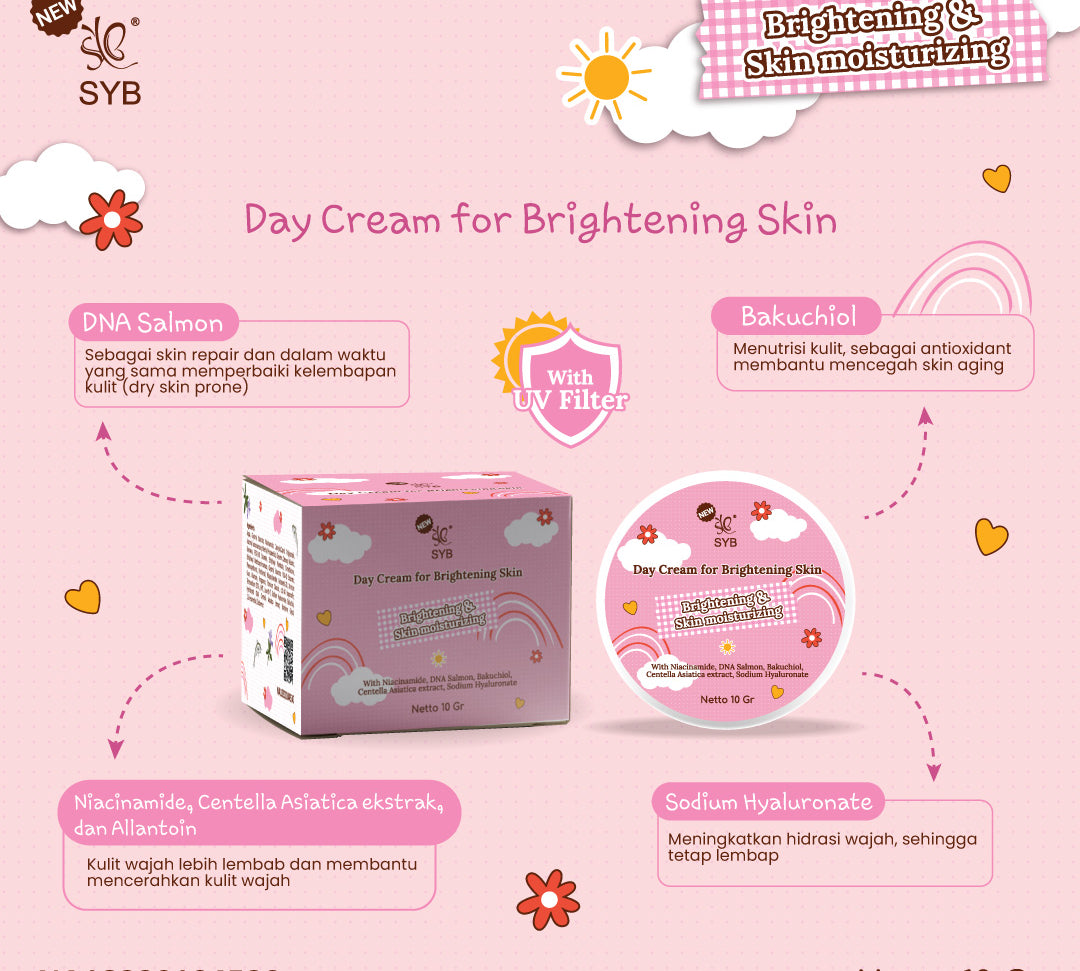 SYB PAKET SKINCARE 4 IN 1 (FOR BRIGHTENING SKIN) ECER