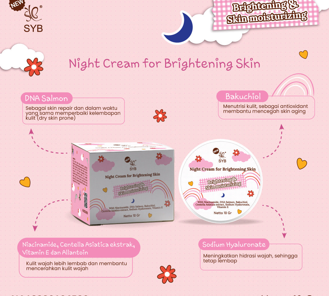 SYB PAKET SKINCARE 4 IN 1 (FOR BRIGHTENING SKIN) ECER