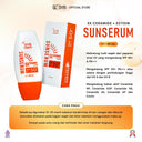 NEW SYB COSMETIC SunSerum SPF 50+ PA+++ dengan 5X Ceramide & Ectoin 40ml Perlindungan Ganda untuk Wajah
