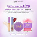 NEW SYB Paket Makeup Seri 4in1 - (Concealer+Loose Powder+Cheek Blusher+Lip Cream Cotton Candy)