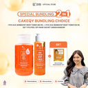 【Cakeqy Bundling Choice】 - Body Toner New Netto 250ml(+10ml Extra) + Body Toner 100ml *Get 1pc Peel Off Mask Varian Random*