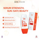 NEW SYB COSMETIC SunSerum SPF 50+ PA+++ dengan 5X Ceramide & Ectoin 40ml Perlindungan Ganda untuk Wajah