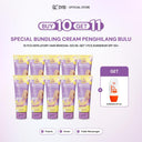 【BUNDLING PACKAGE GET SUN SERUM】-  Depilatory Hair Removal 100ML @10pcs+1pcs Sun Serum