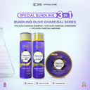 NEW SYB CO.E Olive Charcoal Hair Care with Keratin Charcoal & Candle Nut Oil