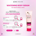 SYB Sparkling Body Serum with Glitter & Glutathione - 6 in 1 Active Ingredients