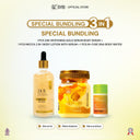 SYB Ultimate Skin Brightening Bundle - [Mecca 2in1 DNA +In-fuse DNA+24K Whitening Gold Body Serum]