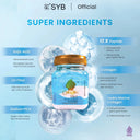 Bundel 2in1 - SYB SPARKLING BODY SERUM BARU DENGAN GLITTER + GLUTATHIONE 200 ML &amp; MECCA 2in1 Tripeptide 150ml