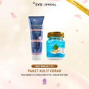 Bundling 2in1 - NEW SYB SPARKLING BODY SERUM WITH GLITTER + GLUTATHIONE 200 ML & MECCA 2in1 Tripeptide 150ml