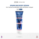 Bundel 2in1 - SYB SPARKLING BODY SERUM BARU DENGAN GLITTER + GLUTATHIONE 200 ML &amp; MECCA 2in1 Tripeptide 150ml