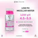 NEW SYB Micellar Water Low PH 4.5-5.5 dengan Niacinamide & Allantoin untuk Kulit Sensitif [130ml]