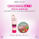 SPECIAL BUNDLING 2in1 Moist (New SYB Whitening Body Serum With Collagen +Soothing & Moisture Gel Aloevera)