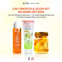 PAKET HEMPAS KULIT BURIK 1 [PERAWATAN DAERAH LIPATAN] PEELING ALOE+AHA TONER+MECCA 2IN1