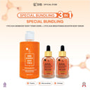 [ SYB Bundling Eksfoliasi & Brightening ]- Toner Badan & NEW SYB AHA Brightening Body Serum with DNA Salmon  30gr