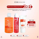 [SYB Exclusive Body Care Series] - Bundling AHA Skinboost Body Toner 250ml + Toner Badan 100ml + Whitening Cream Lipatan Kulit 0% Paraben