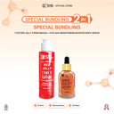 [ SYB Bundling Eksfoliasi & Brightening ]- Toner Badan & NEW SYB AHA Brightening Body Serum with DNA Salmon  30gr
